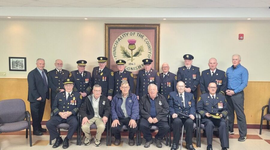 Antigonish County Firefighters Recognized with Long Service Medals