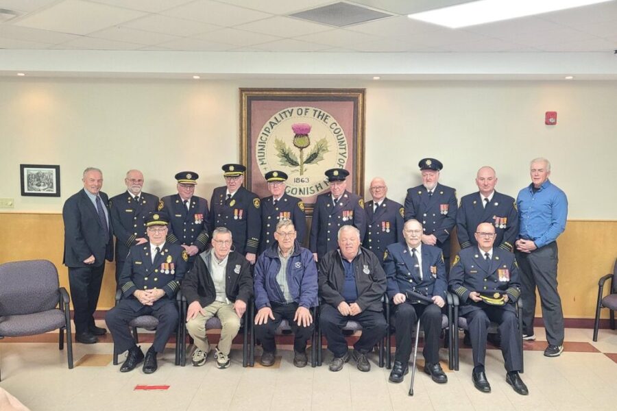 Antigonish County Firefighters Recognized with Long Service Medals