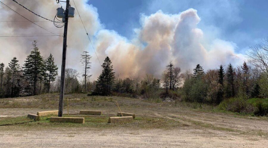 Digby County fire still burning, no longer spreading