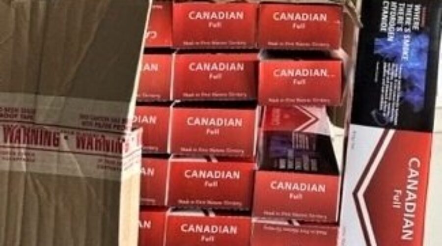 RCMP seize illegal tobacco during traffic stop