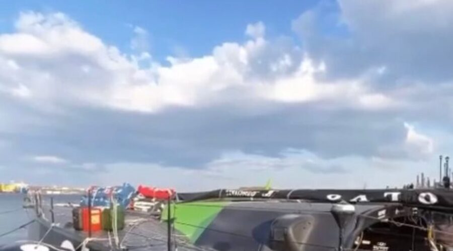 Team Europe’s Ocean Global Ocean Race detoured to Halifax after breaking mast.