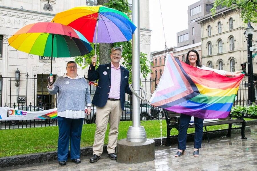 Nova Scotia raises the Pride flag