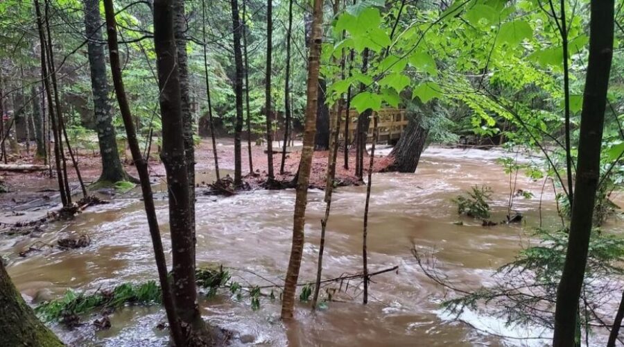 Strait Area Trails Association warning of washouts