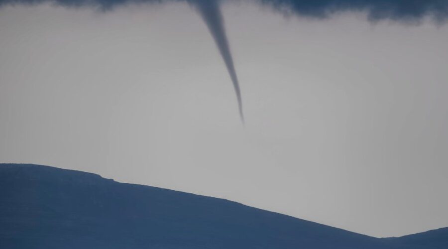 Waterspout spotted off the coast of Chéticamp