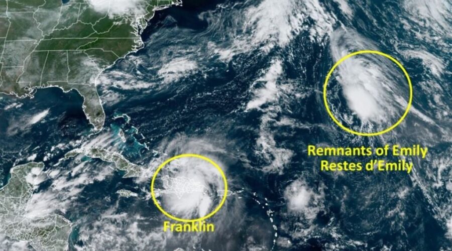 Franklin track will remain uncertain through weekend