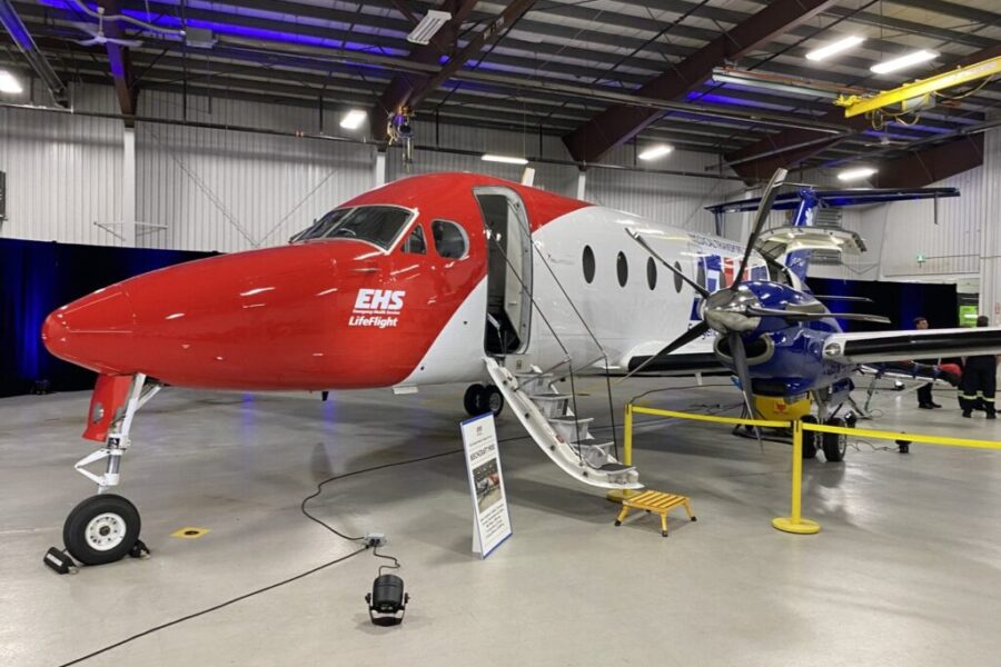 Nova Scotia unveils new LifeFlight plane for non-critical care