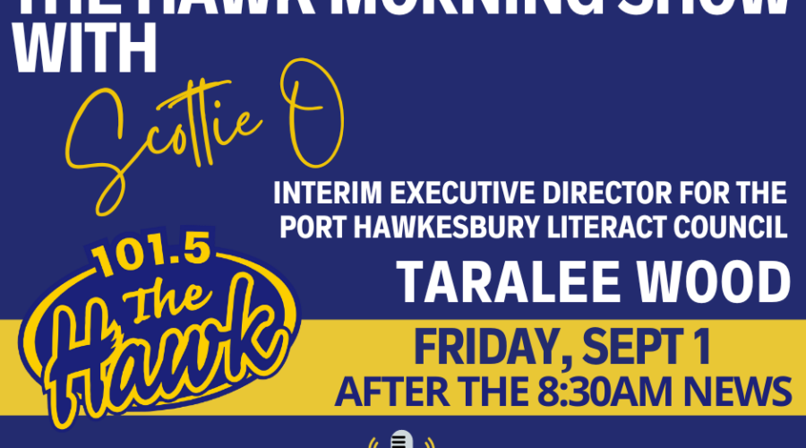 Scottie O chatted with Taralee Wood from the Port Hawkesbury Literacy Council