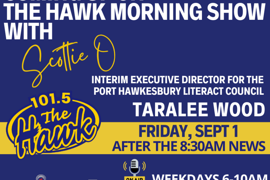 Scottie O chatted with Taralee Wood from the Port Hawkesbury Literacy Council