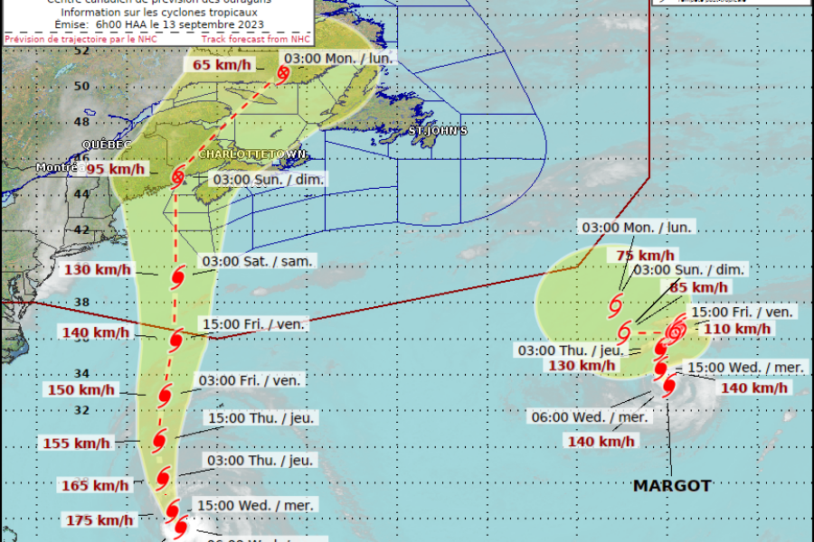 Lee’s impacts expected to be felt across the Maritimes