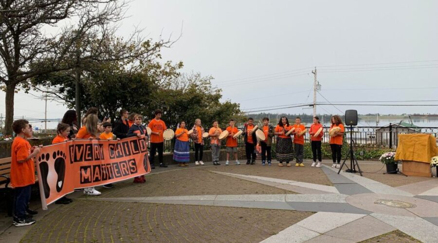 Students take part in Truth and Reconciliation ceremonies