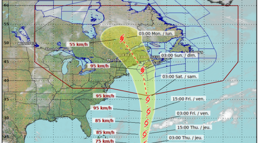 Tropical Storm Phillipe expected to reach Atlantic Canada this weekend
