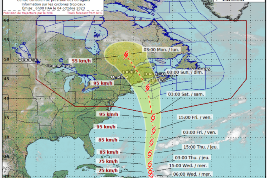 Tropical Storm Phillipe expected to reach Atlantic Canada this weekend