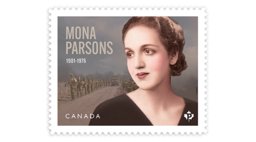 Stamp honours Second World War resistance fighter Mona Parsons