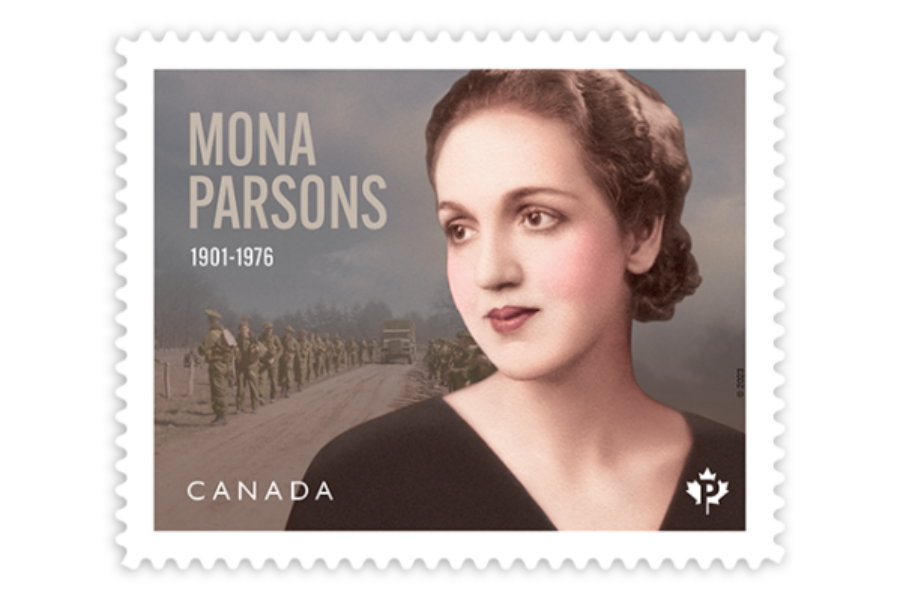 Stamp honours Second World War resistance fighter Mona Parsons