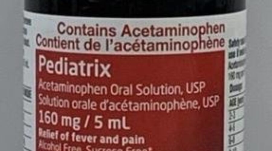 Children’s acetaminophen product recalled