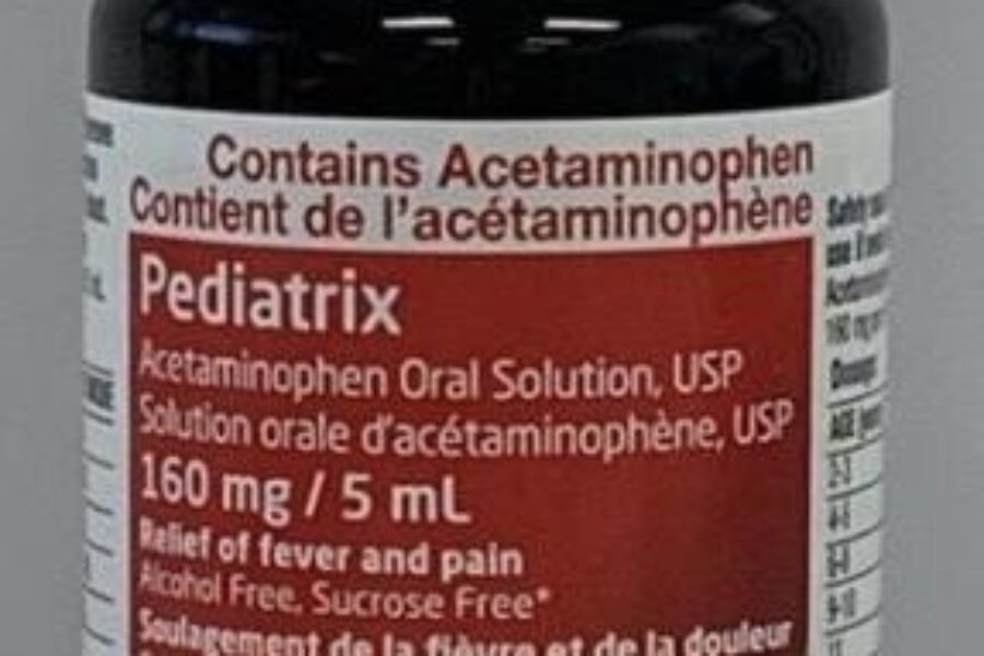 Children’s acetaminophen product recalled