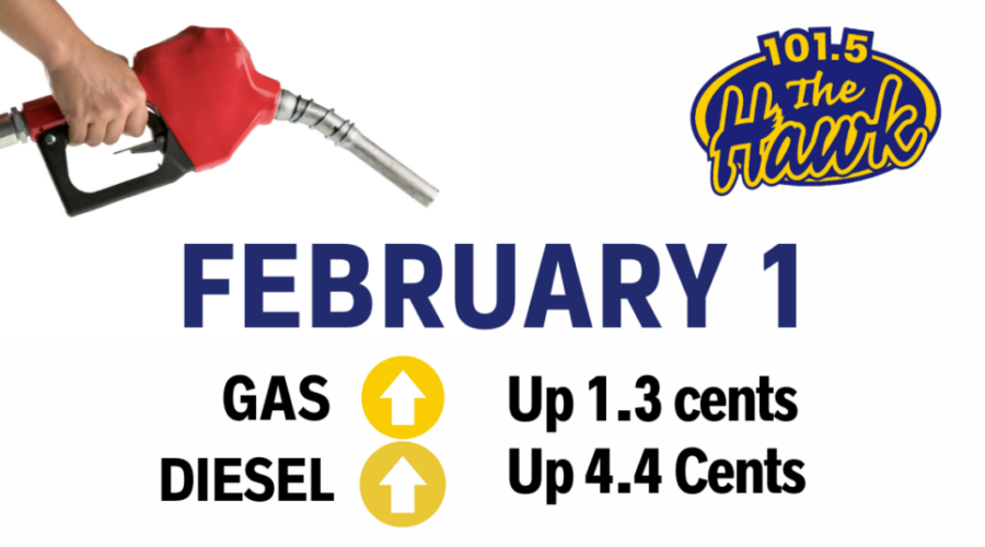 Gas prices adjustment prediction – February 1