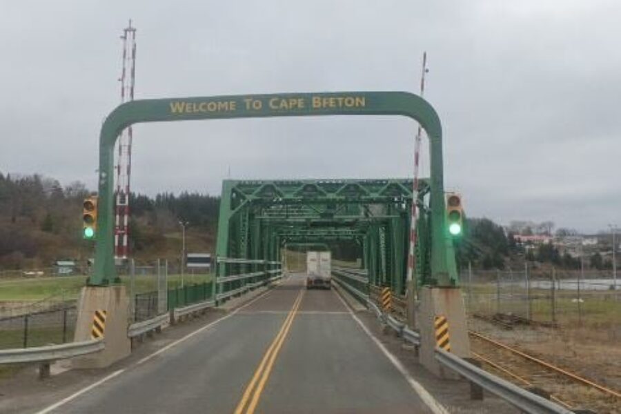 Canso Causeway maintenance