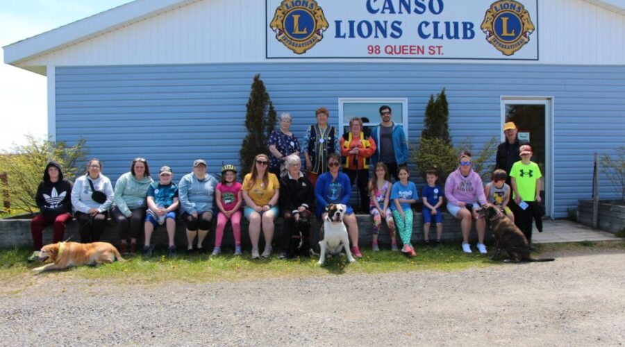 Dog walk in Canso for a great cause