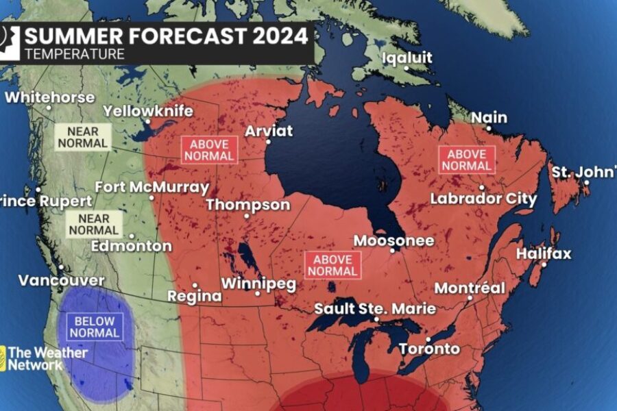 Warmer than usual temps for summer in Maritimes