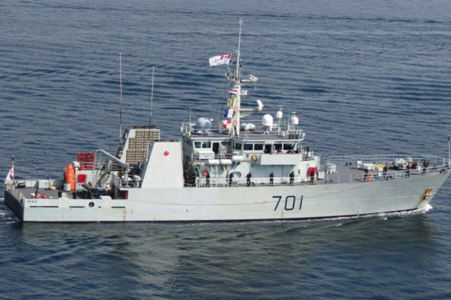 Navy ship honours fallen soldier from Glace Bay