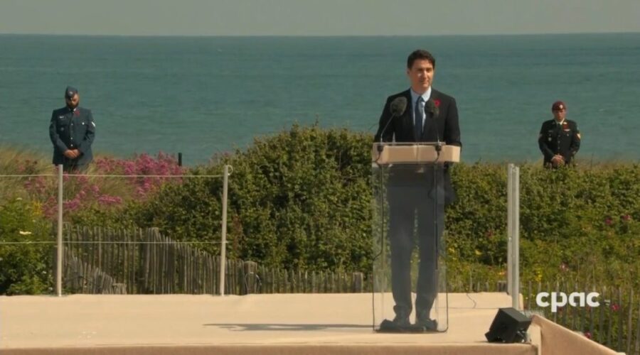 Trudeau attends D-Day ceremony at Juno Beach