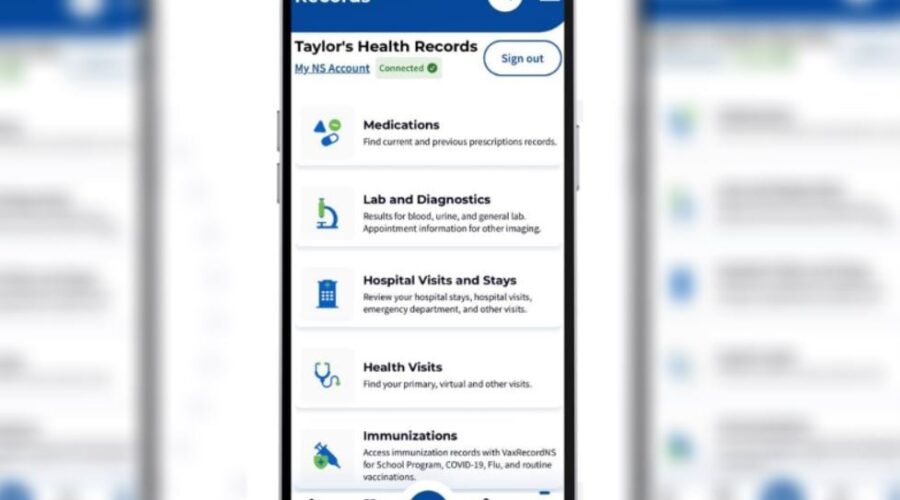 Health records now available through YourHealthNS app