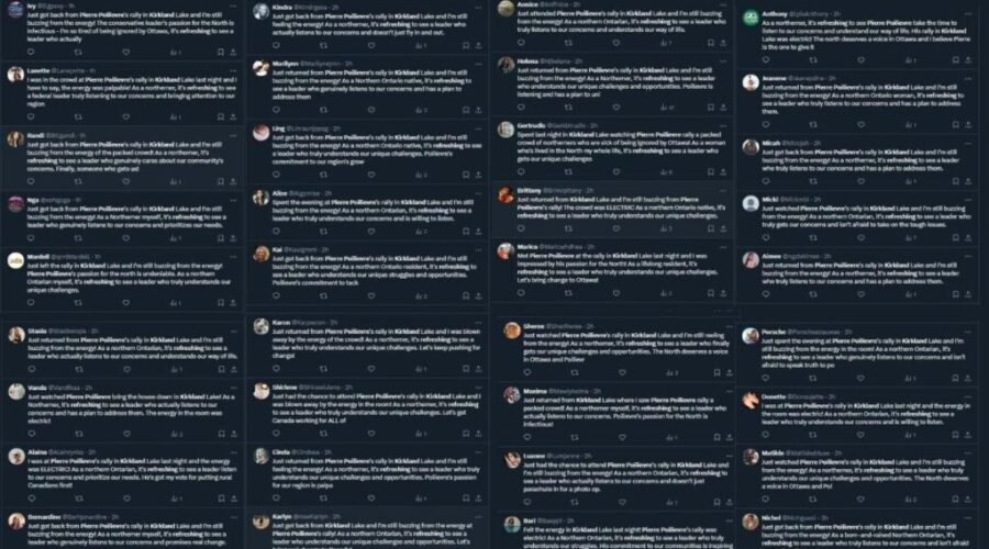 NDP questions social media posts supporting Poilievre