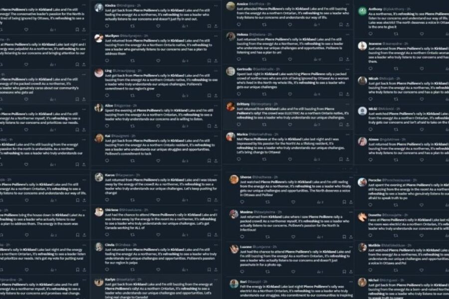 NDP questions social media posts supporting Poilievre