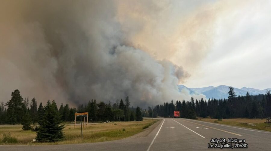 Hundreds of wildfires burning across Canada