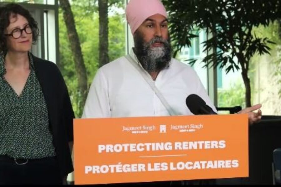Singh talks affordable housing and rail strike during Halifax visit