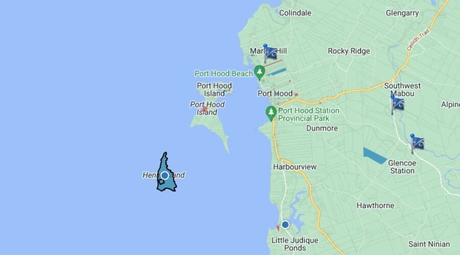 Henry Island is for sale!