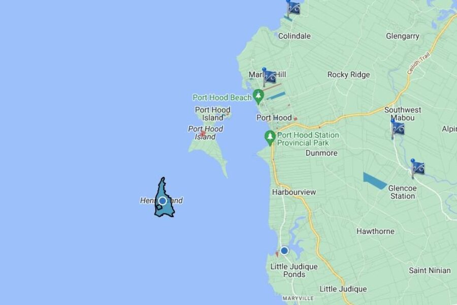 Henry Island is for sale!