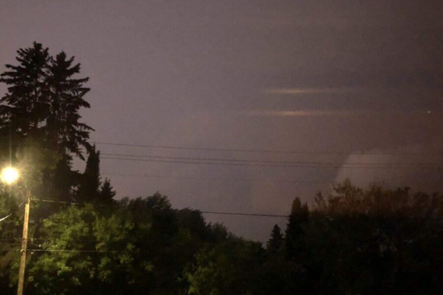 Lightning lights up Thanksgiving in N.S.