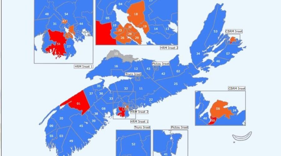 Breakdown of Quad County voter turnout