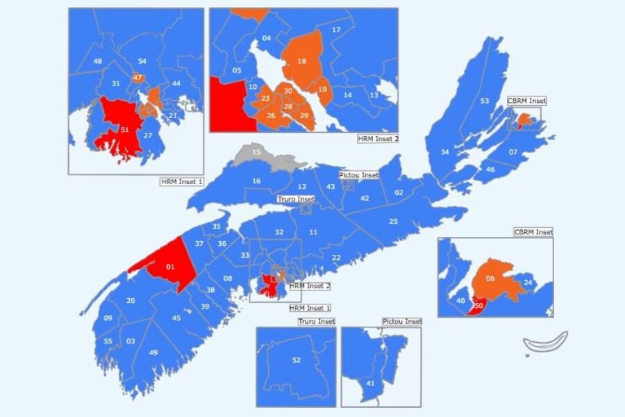 Breakdown of Quad County voter turnout
