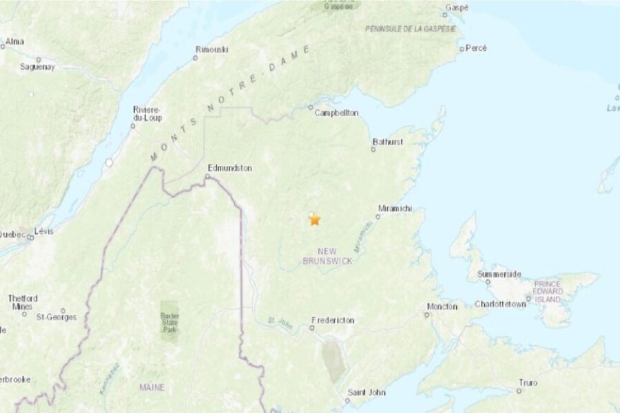 3.5-magnitude earthquake in northern N.B.