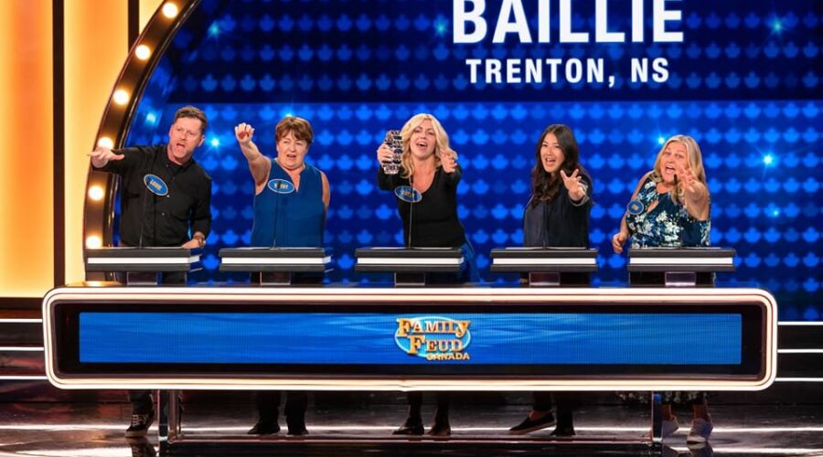 Baillie family from Trenton Nova Scotia wins on Family Feud Canada