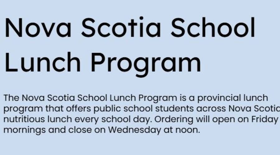 Government wants feedback about the Nova Scotia school lunch program