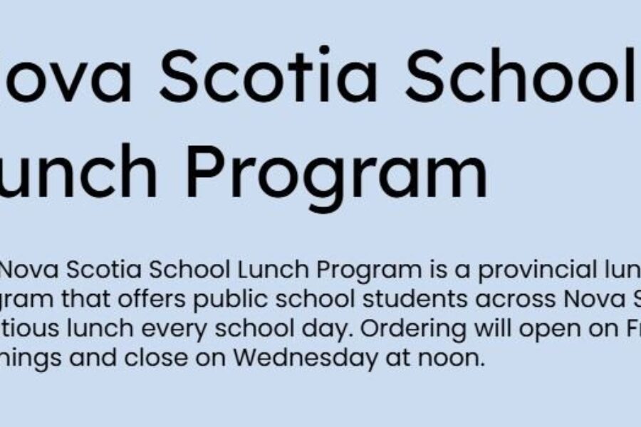 Government wants feedback about the Nova Scotia school lunch program