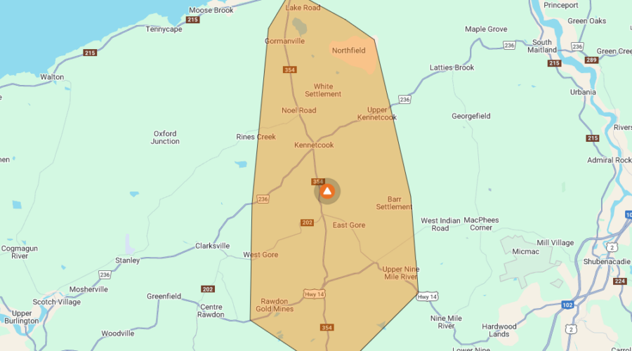 Power out in Gore area