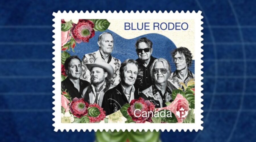 Canada Post unveils stamp honouring Blue Rodeo