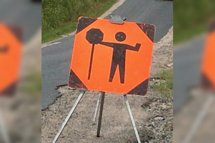 Construction on MacKay Bridge in Inverness County