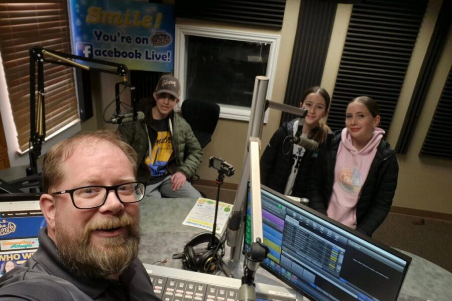 Scottie O chatted with Nolan, Kylie and Kate (with a drop in from Mrs. MacDonald) about the TEC Playground Fundraiser