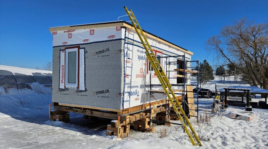 Learning how to build homes one tiny house at a time