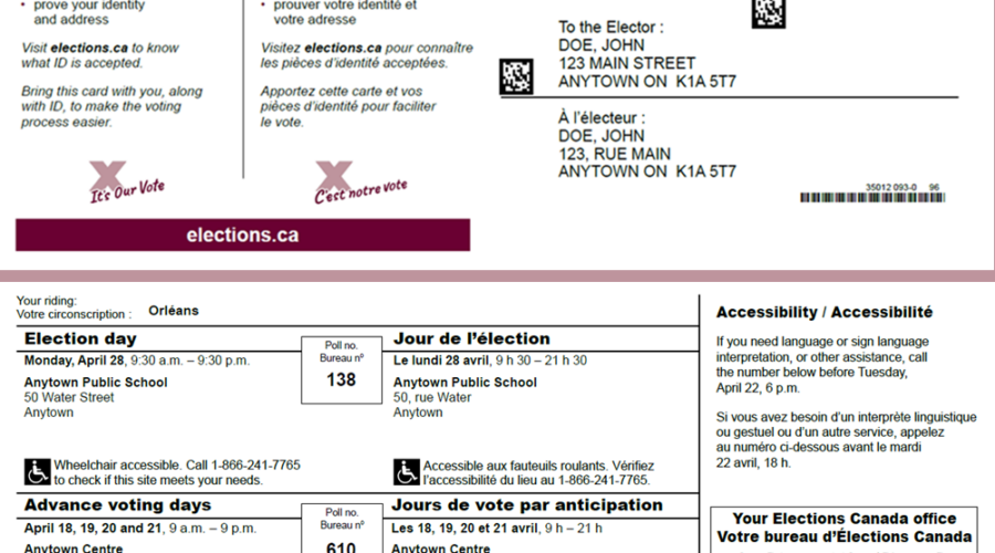 Voter Information Cards mailed out