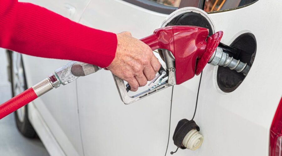 Slight downward dip at N.S. pumps