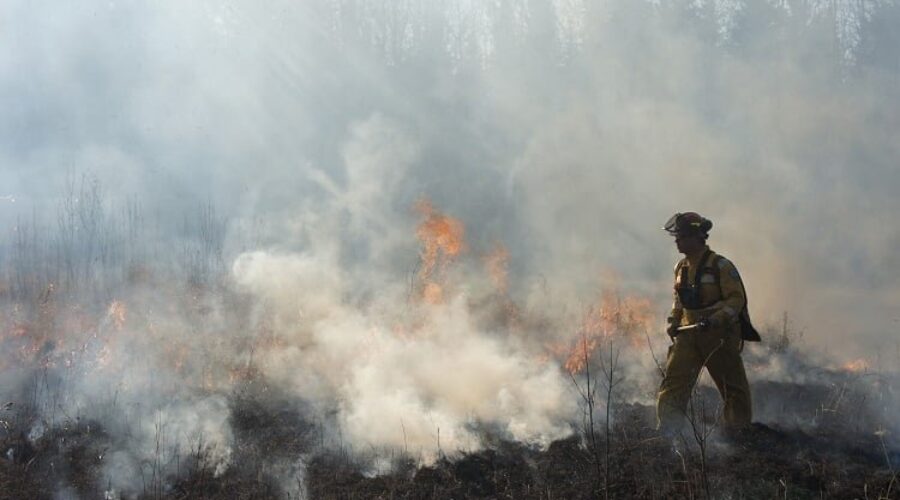 Update: Richmond Co. wildfire under control, roads open