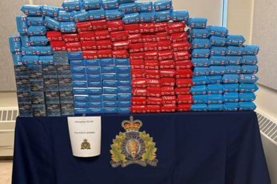 RCMP seize about 40,000 unstamped cigarettes in Bangor, N.S.