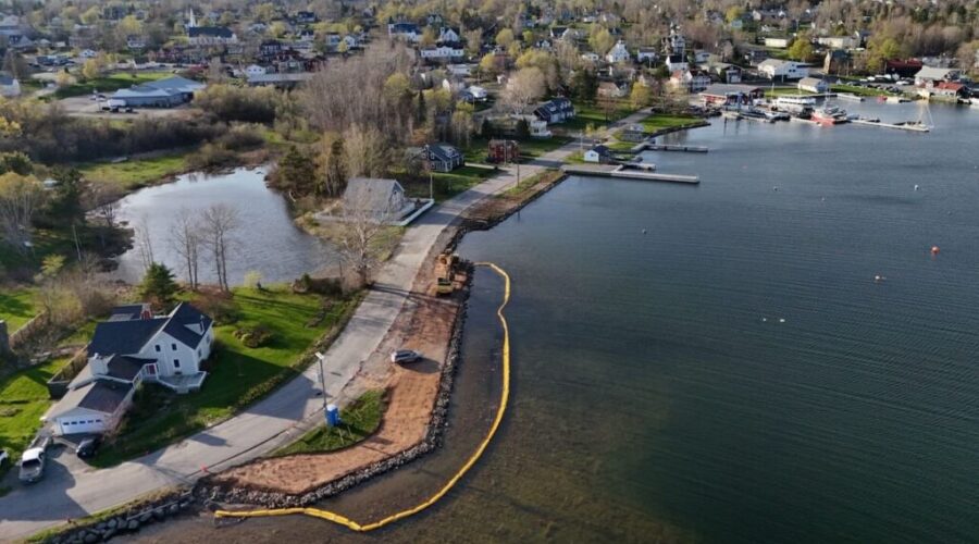 Work on Baddeck’s waterfront begins